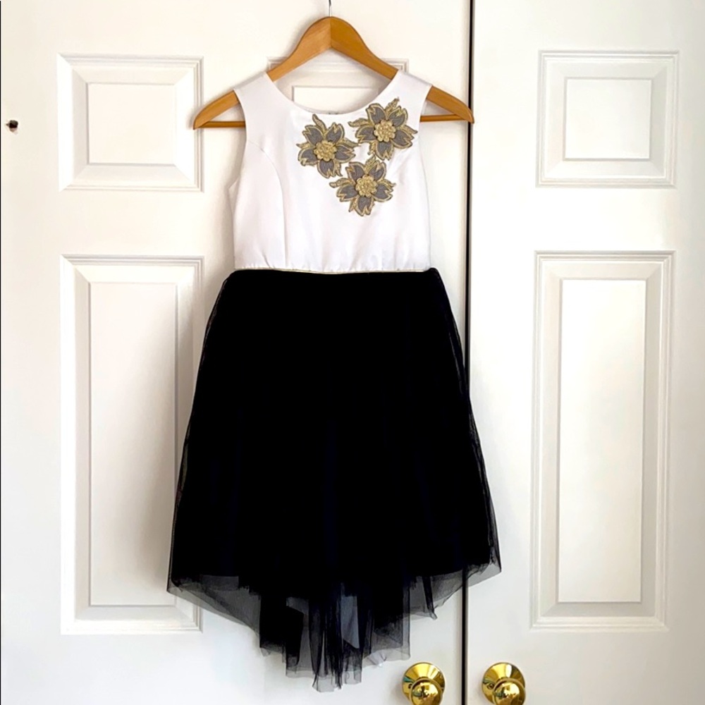 Beautiful Belle Badgley Mischka girls dress